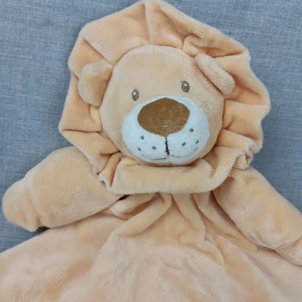 Lion Tan Army Military Logo Security Blanket Plush Baby Lovey ANICO
